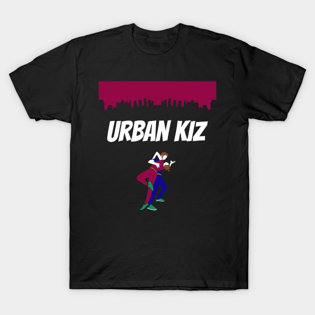 Urban Kiz with dancing couple | Kizomba | Skyline Tarraxinha T-Shirt by Primo Style